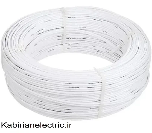 KB-000043 سیم نایلونی 2*1 سفید زرسیم - تصویر 1