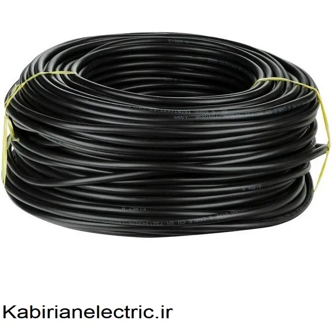 KB-000049 کابل 2*6 مشکی زرسیم - تصویر 1