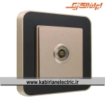 پریز آنتنTV ارس بژ زه مشکی میانی بژ ایران الکتریک