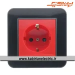 پریز برق UPS ارس زغال سنگی زه مشکی ایران الکتریک - تصویر 2