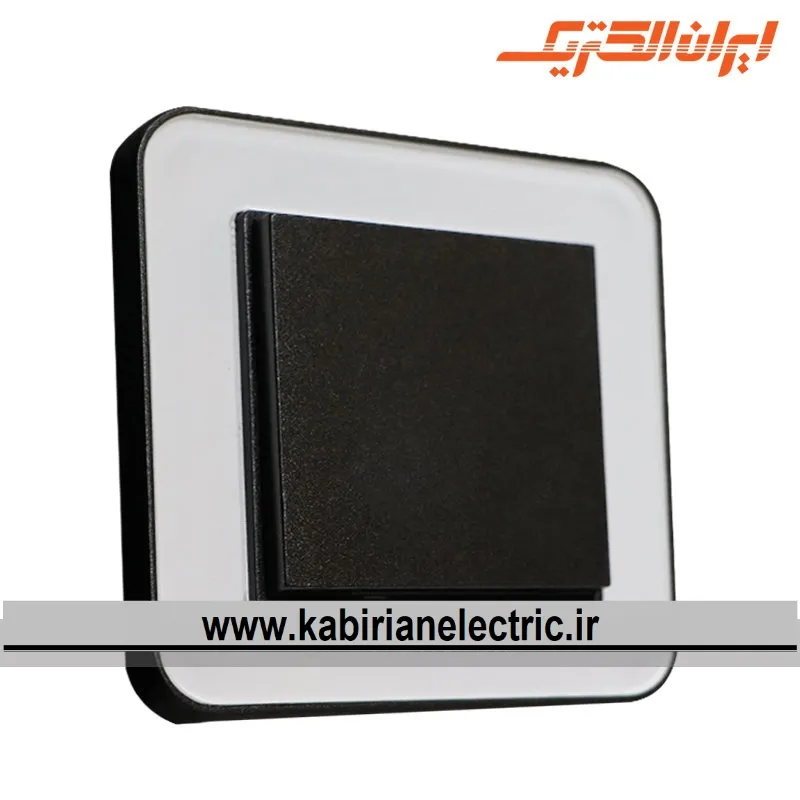 KB-000490 کلید تبدیل ارس مشکی زه سفید میان مشکی ایران الکتریک - تصویر 1