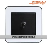 کلید تبدیل اهرمی ارس مشکی زه سفید میان مشکی ایران الکتریک - تصویر 2