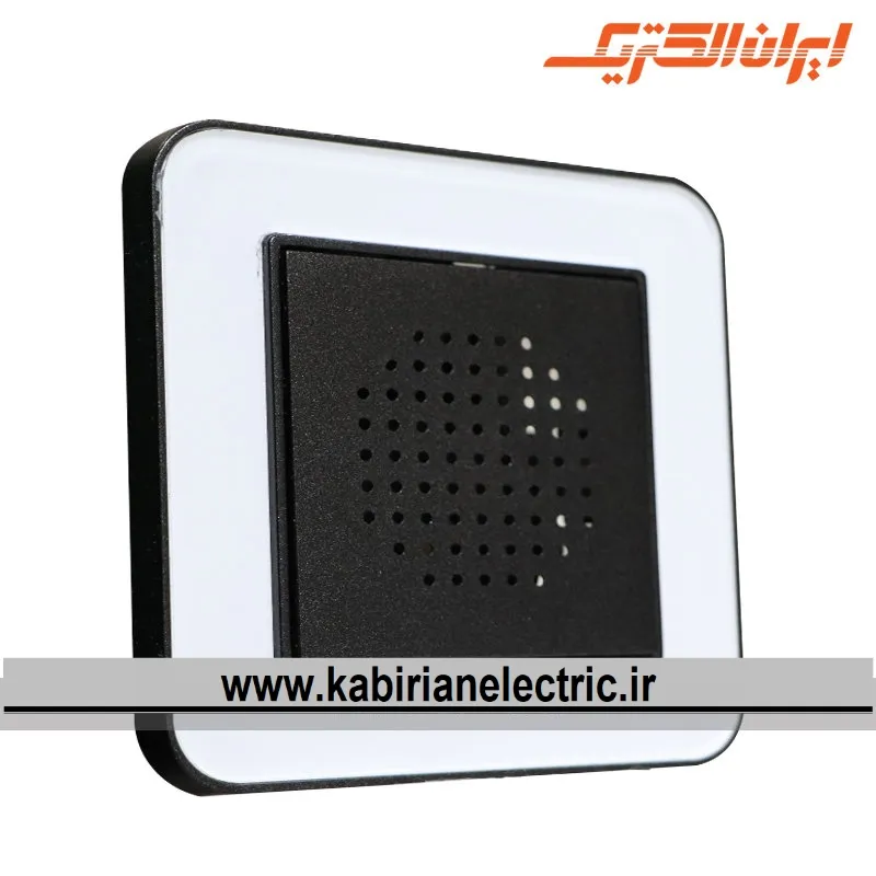 KB-000509 زنگ دینگ دانگ ارس مشکی زه سفید میان مشکی ایران الکتریک - تصویر 1