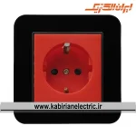 پریز برق UPS ارس مشکی زه مشکی ایران الکتریک - تصویر 2