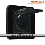 پریز برق ارت دربدار ارس مشکی زه مشکی ایران الکتریک