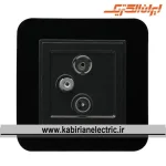 پریز آنتن RD-SAT-TV ارس مشکی زه مشکی ایران الکتریک - تصویر 2