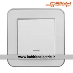 کلید تک پل ارس نقره ای زه سفید میا ن سفید ایران الکتریک - تصویر 2