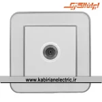 پریز آنتن TV ارس نقره ای زه سفید میا ن سفید ایران الکتریک - تصویر 2