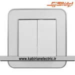 کلید دو پل ارس نقره ای زه سفید میا ن سفید ایران الکتریک - تصویر 2