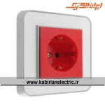 پریز برق UPS ارس نقره ای زه سفید میا ن سفید ایران الکتریک