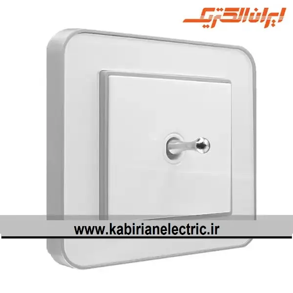 KB-000696 شاسی زنگ اهرمی ارس نقره ای زه سفید میا ن سفید ایران الکتریک - تصویر 1