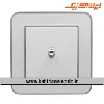 کلید تبدیل اهرمی ارس نقره ای زه سفید میا ن سفید ایران الکتریک - تصویر 2
