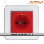 پریز برق UPS ارس نقره ای زه سفید میان نقره ای ایران الکتریک - تصویر 2