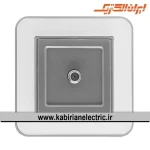 پریز آنتن SAT ارس نقره ای زه سفید میان نقره ای ایران الکتریک - تصویر 2
