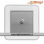 کلید تک پل اهرمی ارس نقره ای زه سفید میان نقره ای ایران الکتریک - تصویر 2