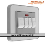 کلید کولر ارس نقره ای زه سفید میان نقره ای ایران الکتریک