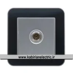 پریز آنتن TV ارس نقره ای زه مشکی میان نقره ای ایران الکتریک - تصویر 2