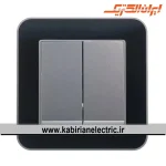 کلید دو پل ارس نقره ای زه مشکی میان نقره ای ایران الکتریک - تصویر 2