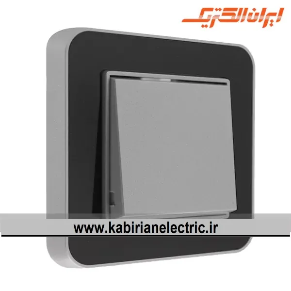 KB-000747 کلید تبدیل ارس نقره ای زه مشکی میان نقره ای ایران الکتریک - تصویر 1