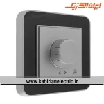 کلید دیمر ارس نقره ای زه مشکی میان نقره ای ایران الکتریک