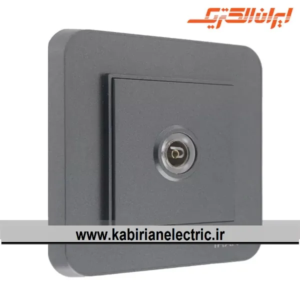 KB-000798 پریز آنتن TV ارس زغال سنگی ایران الکتریک - تصویر 1
