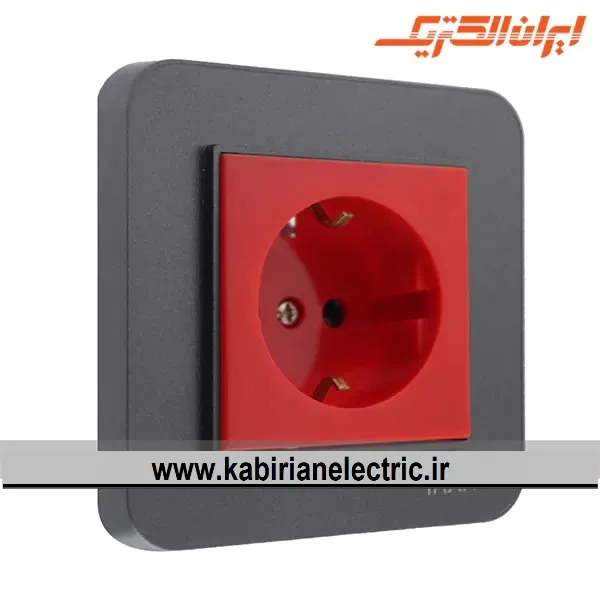 KB-000804 پریز برق UPS ارس زغال سنگی ایران الکتریک - تصویر 1
