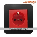 پریز برق UPS ارس مشکی ایران الکتریک - تصویر 2