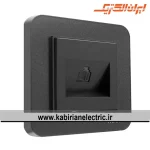 سوکت تلفن ارس مشکی ایران الکتریک