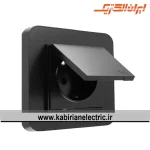 پریز برق ارت دربدار ارس مشکی ایران الکتریک