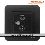 پریز آنتن RD-SAT-TV ارس مشکی ایران الکتریک - تصویر 2