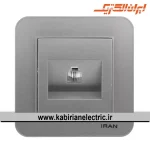 سوکت تلفن ارس نقره ای ایران الکتریک - تصویر 2