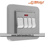 کلید کولر ارس نقره ای ایران الکتریک
