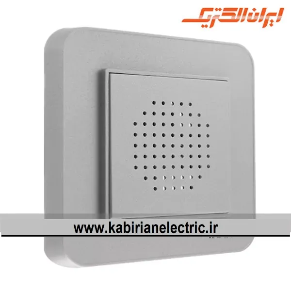 KB-000878 زنگ دینگ دانگ ارس نقره ای ایران الکتریک - تصویر 1