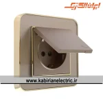 پریز برق ارت دربدار ارس متال طلایی زه بژ میان بژ ایران الکتریک