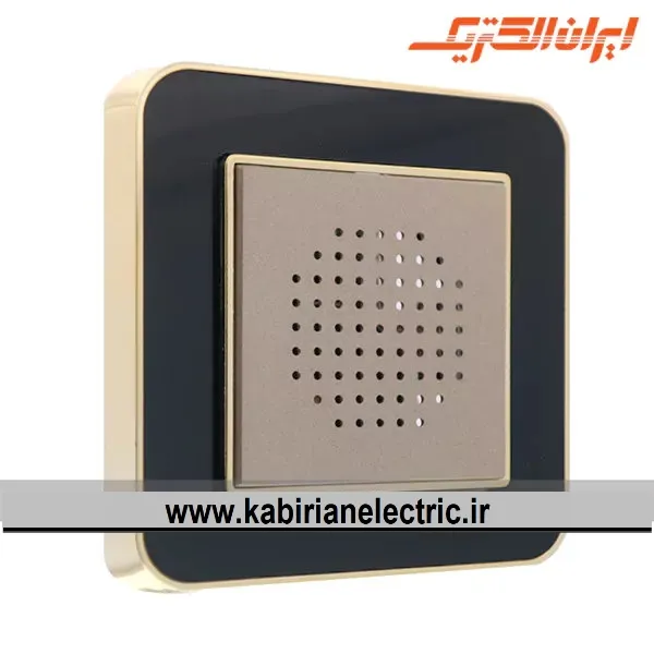 KB-000957 زنگ اخبار ارس متال طلایی زه مشکی میان بژ ایران الکتریک - تصویر 1
