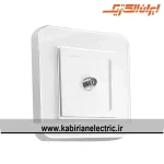 پریز آنتن SAT ارس متال سیلور زه سفید میان سفید ایران الکتریک