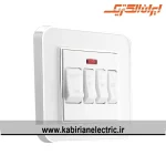 کلید کولر ارس متال سیلور زه سفید میان سفید ایران الکتریک