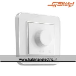 کلید دیمر ارس متال سیلور زه سفید میان سفید ایران الکتریک