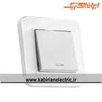 کلید تک پل ارس متال سیلور زه سفید میان نقره ای ایران الکتریک