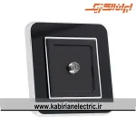 پریز آنتن SAT ارس متال سیلور زه مشکی میان مشکی ایران الکتریک