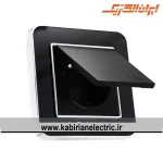 پریز برق ارت دربدار ارس متال سیلور زه مشکی میان مشکی ایران الکتریک