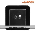 کلید دو پل اهرمی ارس متال سیلور زه مشکی میان مشکی ایران الکتریک - تصویر 2