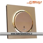 کلید تبدیل اسپادانا متال بژ زه طلایی ایران الکتریک