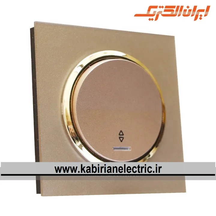 KB-001111 کلید تبدیل اسپادانا متال بژ زه طلایی ایران الکتریک - تصویر 1