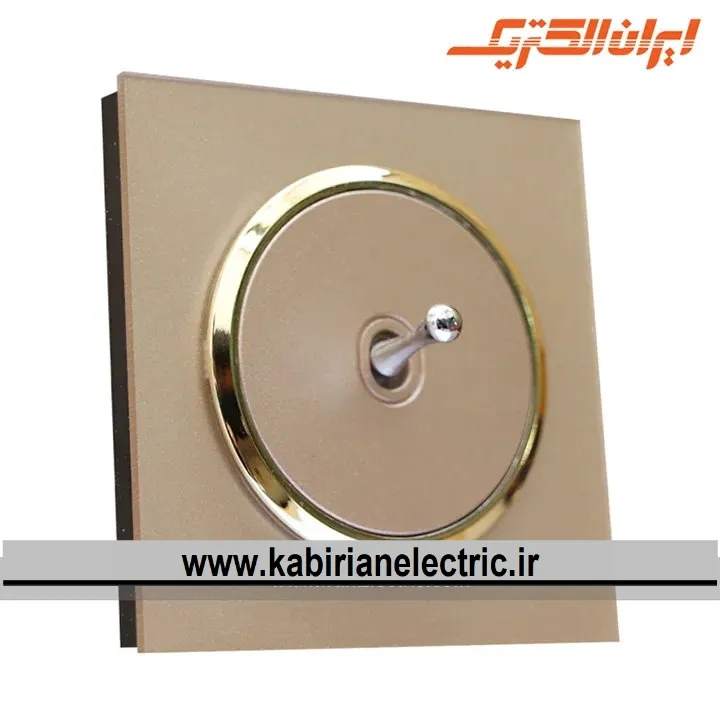 KB-001116 شاسی زنگ اهرمی اسپادانا متال بژ زه طلایی ایران الکتریک - تصویر 1