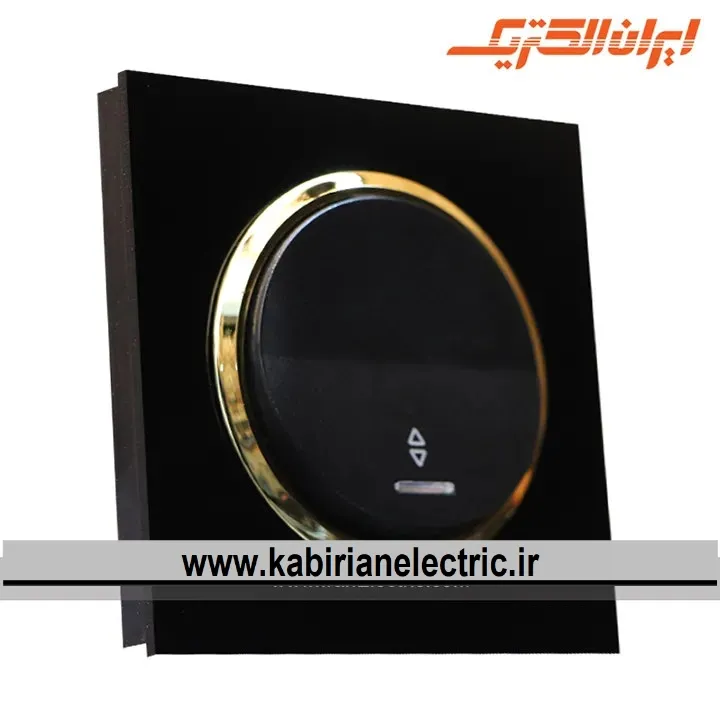 KB-001219 کلید تبدیل اسپادانا متال مشکی زه طلایی ایران الکتریک - تصویر 1