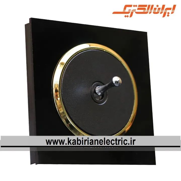 KB-001224 شاسی زنگ اهرمی اسپادانا متال مشکی زه طلایی ایران الکتریک - تصویر 1