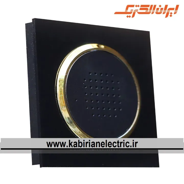 KB-001232 زنگ اخبار اسپادانا متال مشکی زه طلایی ایران الکتریک - تصویر 1