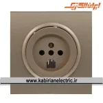 پریز تلفن دوکاره اسپادانا بژ زه بژ ایران الکتریک - تصویر 2