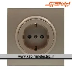 پریز برق ارت سرامیک اسپادانا بژ زه بژ ایران الکتریک - تصویر 2